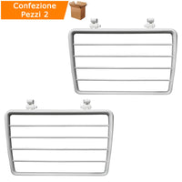 Stendibiancheria per termoarredo universale pezzi 2 per radiatore ripiegabile bianco