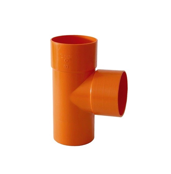 TEE  PVC 160 ARANCIO