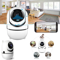 TELECAMERA IP CAM CAMERA HD 720P WIRELESS LED IR TF MOTORIZZATA WIFI RETE V380