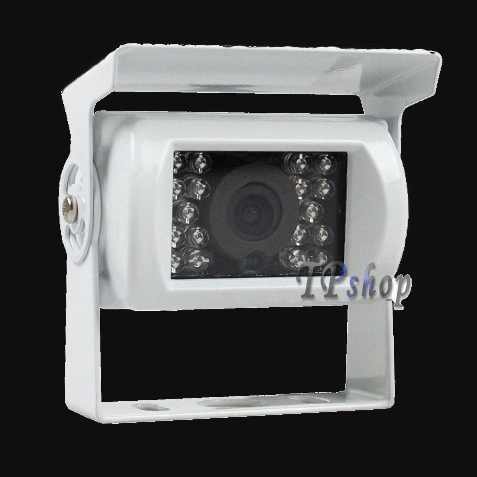 TELECAMERA RETROMARCIA 18 LED INFRAROSSI COLORI CAMPER AUTO 2.8mm 1000TVL