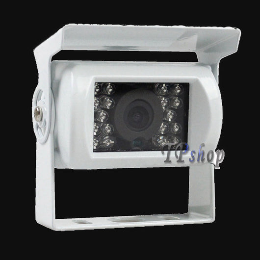 TELECAMERA RETROMARCIA 18 LED INFRAROSSI COLORI CAMPER AUTO 2.8mm 1000TVL