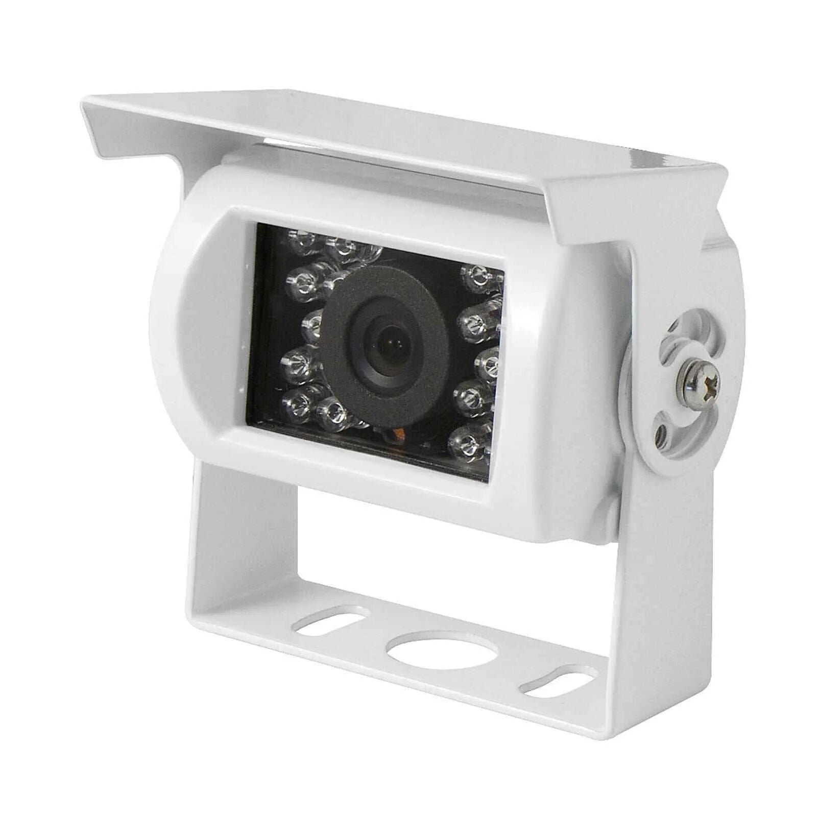 TELECAMERA RETROMARCIA 18 LED INFRAROSSI COLORI CAMPER AUTO 2.8mm 1000TVL