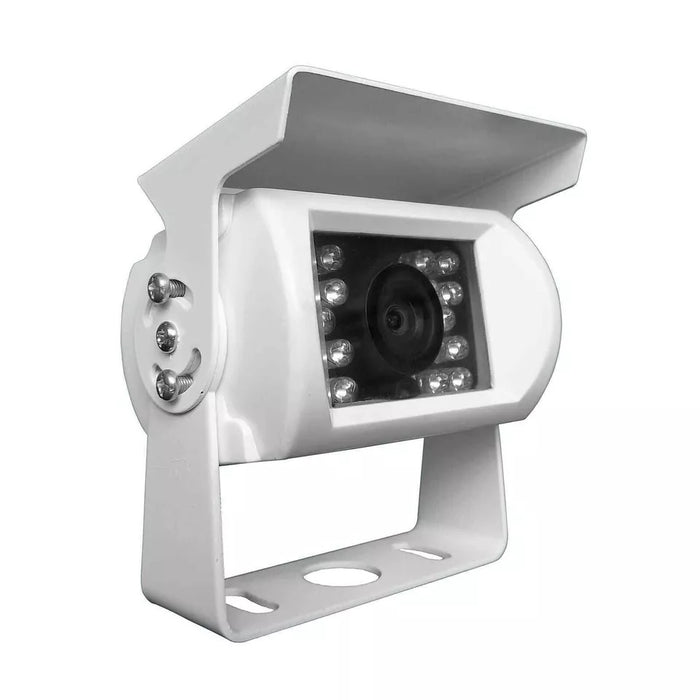 TELECAMERA RETROMARCIA 18 LED INFRAROSSI COLORI CAMPER AUTO 2.8mm 1000TVL