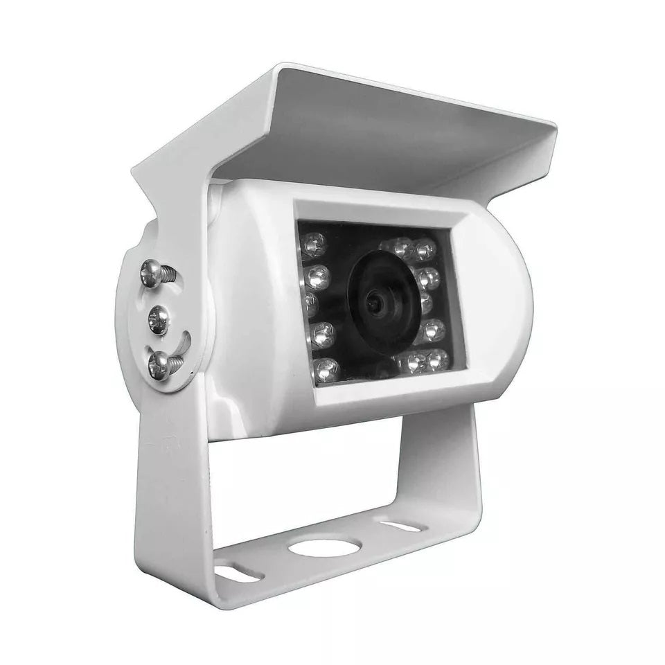 TELECAMERA RETROMARCIA 18 LED INFRAROSSI COLORI CAMPER AUTO 2.8mm 1000TVL