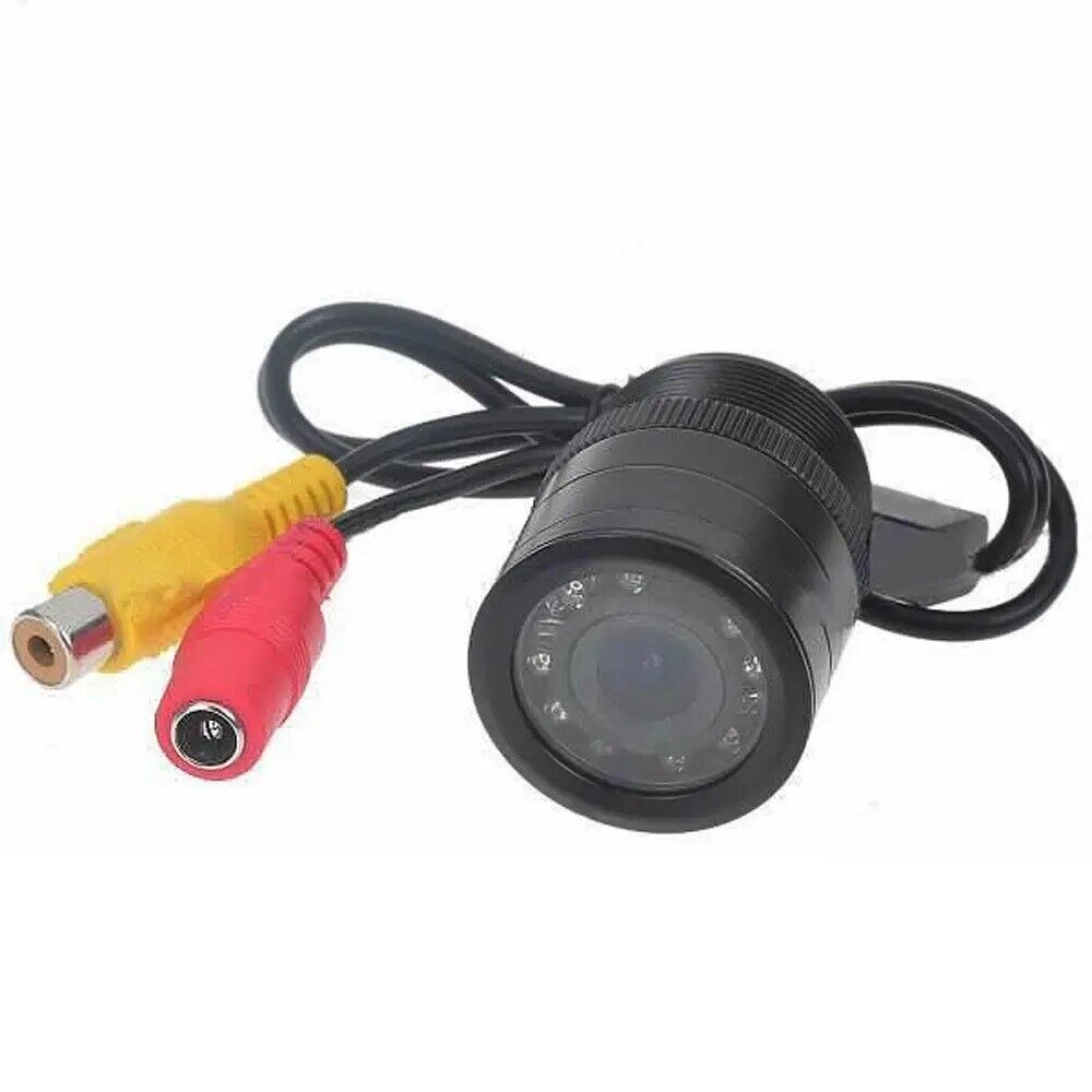 TELECAMERA RETROMARCIA POSTERIORE INCASSO RETROCAMERA AUTO CAMPER SUV 9 LED