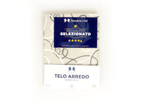 Telo Arredo Granfoulard Copritutto Cotone Made Italy Vari Disegni Arredatutto Copriletto Multiuso - 2 Piazze - Penelope Grigio