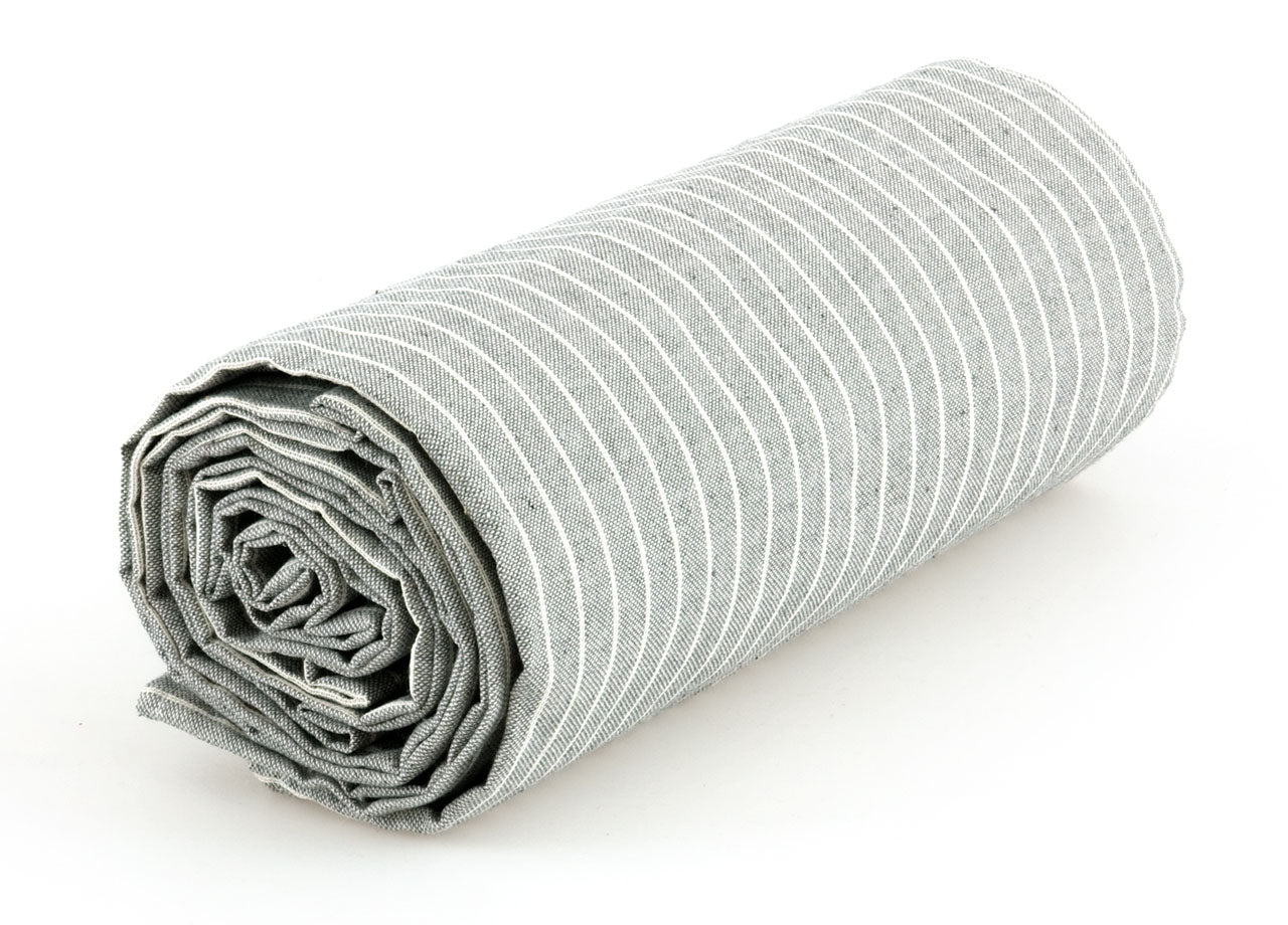 Telo Arredo Granfoulard Copritutto Cotone Made Italy Vari Disegni Arredatutto Copriletto Multiuso - 1 Piazza - Lord Grigio