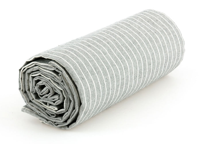 Telo Arredo Granfoulard Copritutto Cotone Made Italy Vari Disegni Arredatutto Copriletto Multiuso - 1 Piazza - Lord Grigio