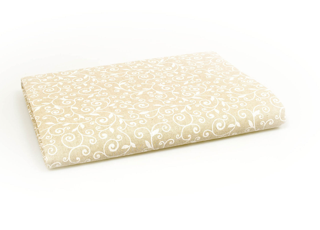 Telo Arredo Granfoulard Copritutto Cotone Made Italy Vari Disegni Arredatutto Copriletto Multiuso - 1 Piazza - Stefy Bianco