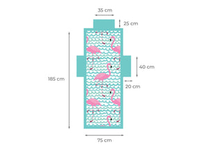 Telo Mare Da Lettino Con Cuscino Modello Comodo Summer Disegno Domingo