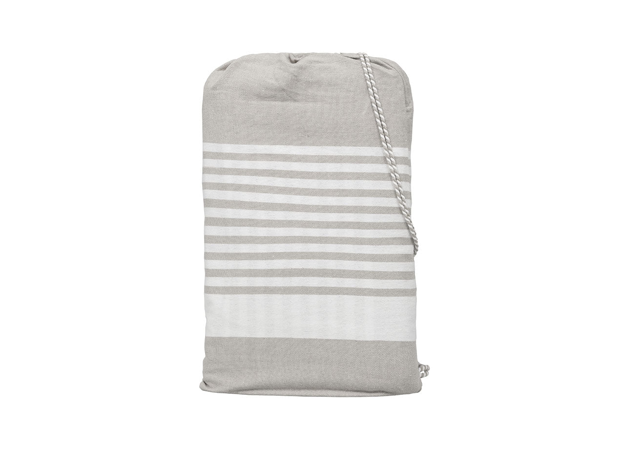 Telo Mare Lettino Spiaggia Piscina Con Cuscino E Tasche Modello Palau Grigio