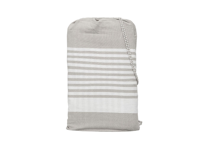 Telo Mare Lettino Spiaggia Piscina Con Cuscino E Tasche Modello Palau Grigio