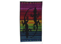 Telo Mare Spiaggia Piscina Jacquard In Spugna Disegno Sun&Surf - 90x170 - Sun&Surf