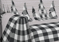 Telo Arredo Multiuso Linea Pensieri Delicati In Cotone Disegno Canada - Singolo - Grigio