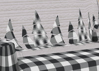 Telo Arredo Multiuso Linea Pensieri Delicati In Cotone Disegno Canada - Singolo - Grigio