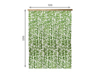 Tenda Antimosca Con Foglie Antirumore Caduta Pannello Porta Finestra Casa Amazzonia - 120x230 - Amazzonia