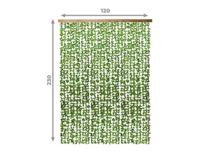 Tenda Antimosca Con Foglie Antirumore Caduta Pannello Porta Finestra Casa Amazzonia - 120x230 - Amazzonia