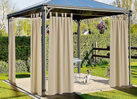 Tenda Gazebo 160x270 Per Esterno Passanti Con Bottoni Springfield Tinto Unita - Springfield - Panna