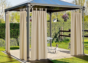 Tenda Gazebo 160x270 Per Esterno Passanti Con Bottoni Springfield Tinto Unita - Springfield - Panna
