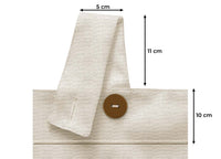 Tenda Gazebo 160x270 Per Esterno Passanti Con Bottoni Springfield Tinto Unita - Springfield - Panna