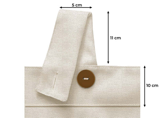 Tenda Gazebo 160x270 Per Esterno Passanti Con Bottoni Springfield Tinto Unita - Springfield - Panna