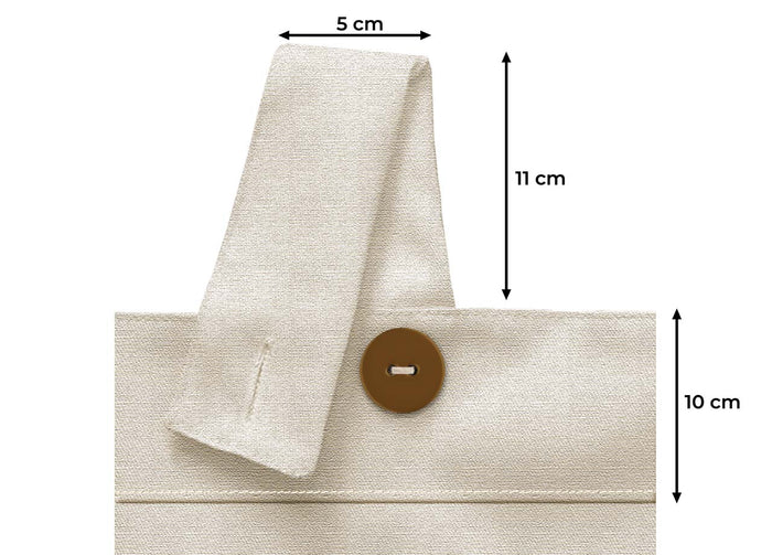 Tenda Gazebo 160x270 Per Esterno Passanti Con Bottoni Springfield Tinto Unita - Springfield - Panna