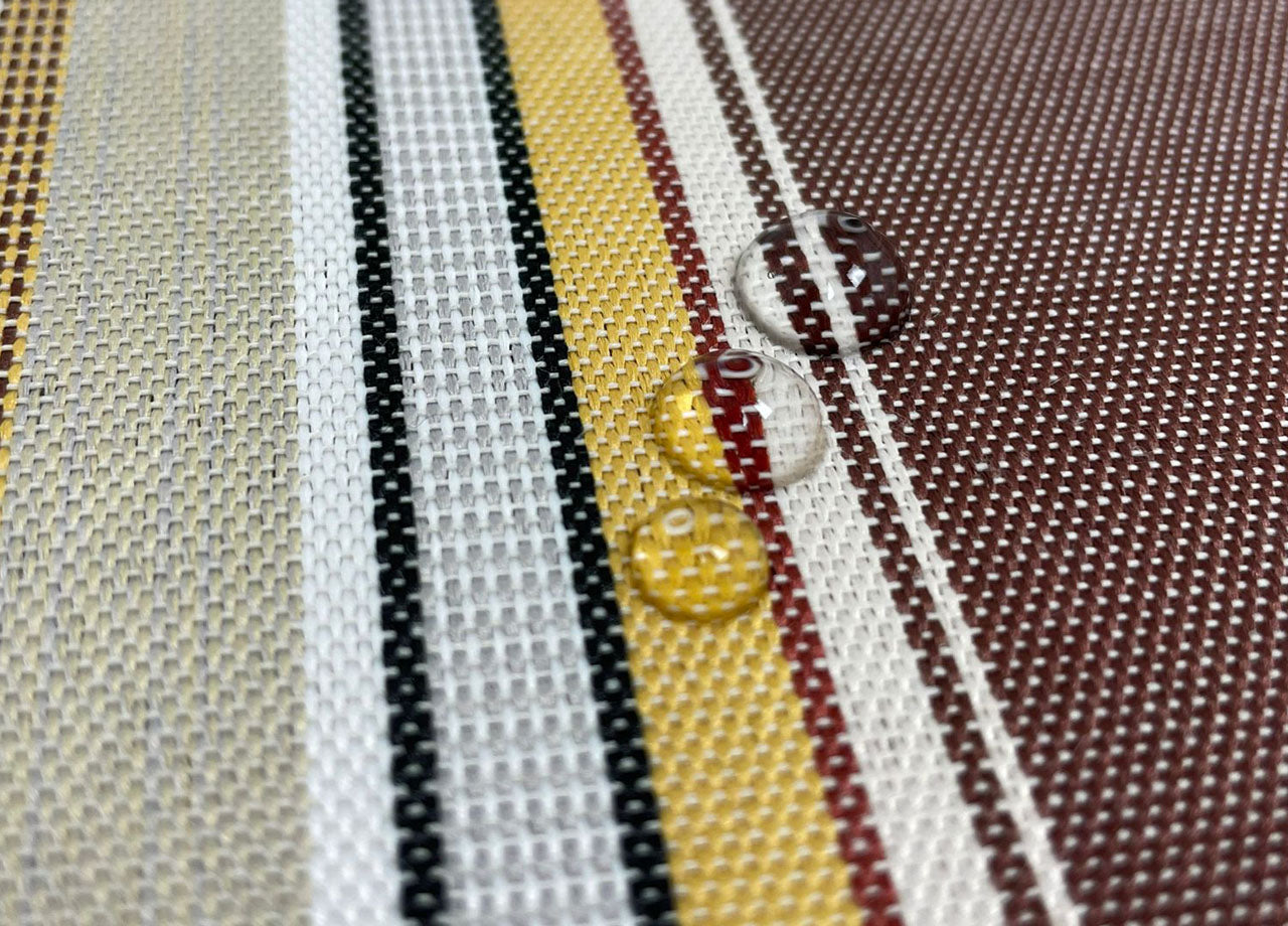 Tenda Da Sole A Caduta Per Esterno Balcone Casa Telo Ombra Modello Riga Fine - 145x300 - Marrone