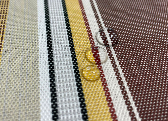 Tenda Da Sole A Caduta Per Esterno Balcone Casa Telo Ombra Modello Riga Fine - 145x250 - Marrone