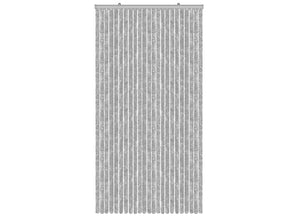 Tenda Antimosca Antirumore Caduta Pannello Porta Finestra Casa In Ciniglia - 120x230 - Grigio