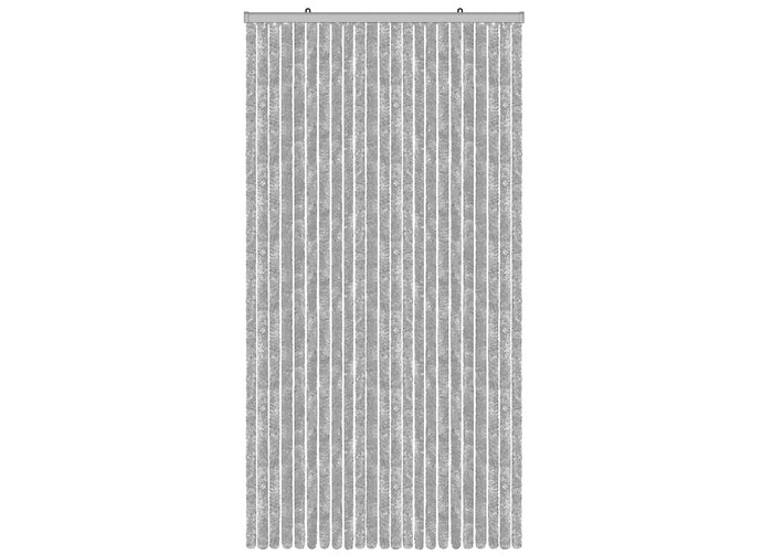 Tenda Antimosca Antirumore Caduta Pannello Porta Finestra Casa In Ciniglia - 120x230 - Grigio