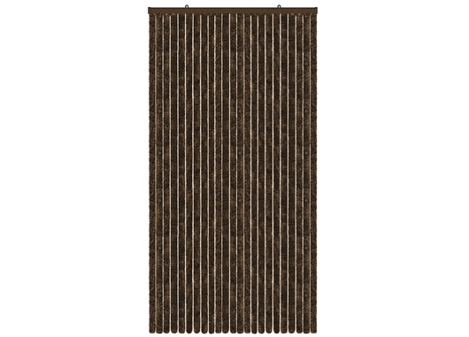 Tenda Antimosca Antirumore Caduta Pannello Porta Finestra Casa In Ciniglia - 120x230 - Marrone