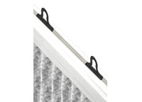 Tenda Antimosca Antirumore Caduta Pannello Porta Finestra Casa In Ciniglia - 120x230 - Grigio