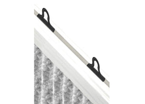 Tenda Antimosca Antirumore Caduta Pannello Porta Finestra Casa In Ciniglia - 120x230 - Grigio