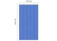 Tenda Antimosca Antirumore Caduta Pannello Porta Finestra Casa Pon Pon - 100X220 - Blu