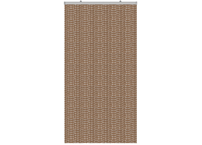 Tenda Antimosca Antirumore Caduta Pannello Porta Finestra Casa Pon Pon - 100X220 - Marrone