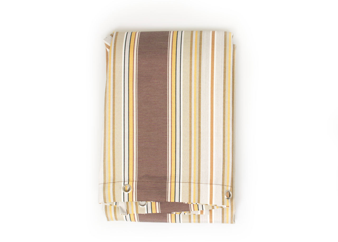 Tenda Da Sole A Caduta Per Esterno Balcone Casa Telo Ombra Modello Riga Fine - 145x250 - Marrone