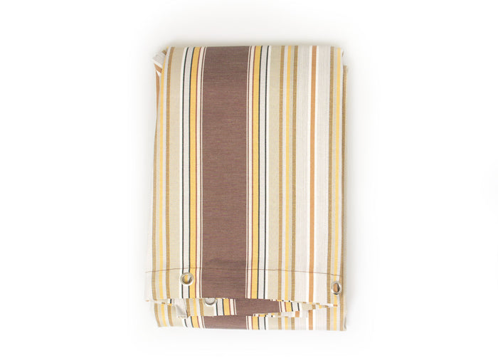 Tenda Da Sole A Caduta Per Esterno Balcone Casa Telo Ombra Modello Riga Fine - 145x300 - Marrone