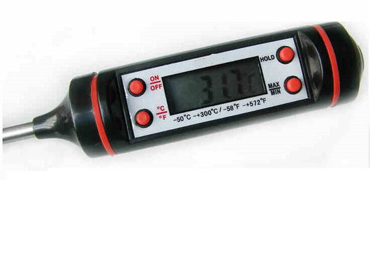 TERMOMETRO DA CUCINA DIGITALE CON SONDA ALIMENTI BEVANDE -50° A 300° C