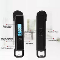 TERMOMETRO DA CUCINA DIGITALE CON SONDA ALIMENTI BEVANDE -50° A 300° C TP-660