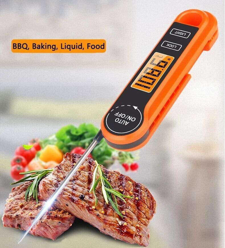 TERMOMETRO DA CUCINA DIGITALE CON SONDA ALIMENTI BEVANDE -50° A 300° C YZ6021