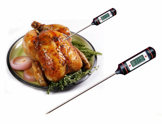 TERMOMETRO DIGITALE DA CUCINA SONDA PER ALIMENTI BEVANDE LABORATORIO BARBEQUE