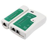 TESTER CAVO DI RETE LAN RJ45 RJ11 RJ12 + PINZA CRIMPATRICE + 10 PLUG ETHERNET