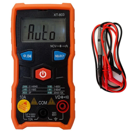 TESTER MULTIMETER MULTIMETRO DIGITALE PRO TESTER PROFESSIONALE CON CAVI XT-803