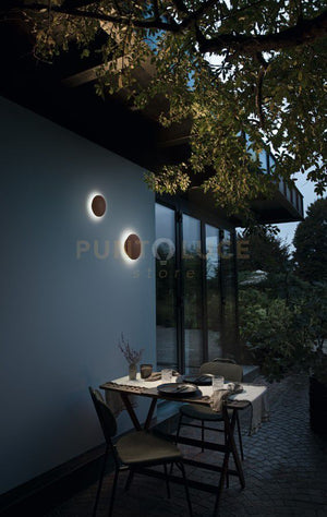 TETA APPLIQUE D.24CM 4000K 1021LM 12W IP65 CORTEN