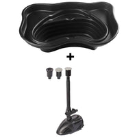 Laghetto per giardino termoformato da 250 lt + pompa per laghetto vx 800 litri/h laghetto magic