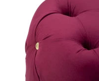 Puff Diamond Glam Bordeaux Cm Ø 45X40