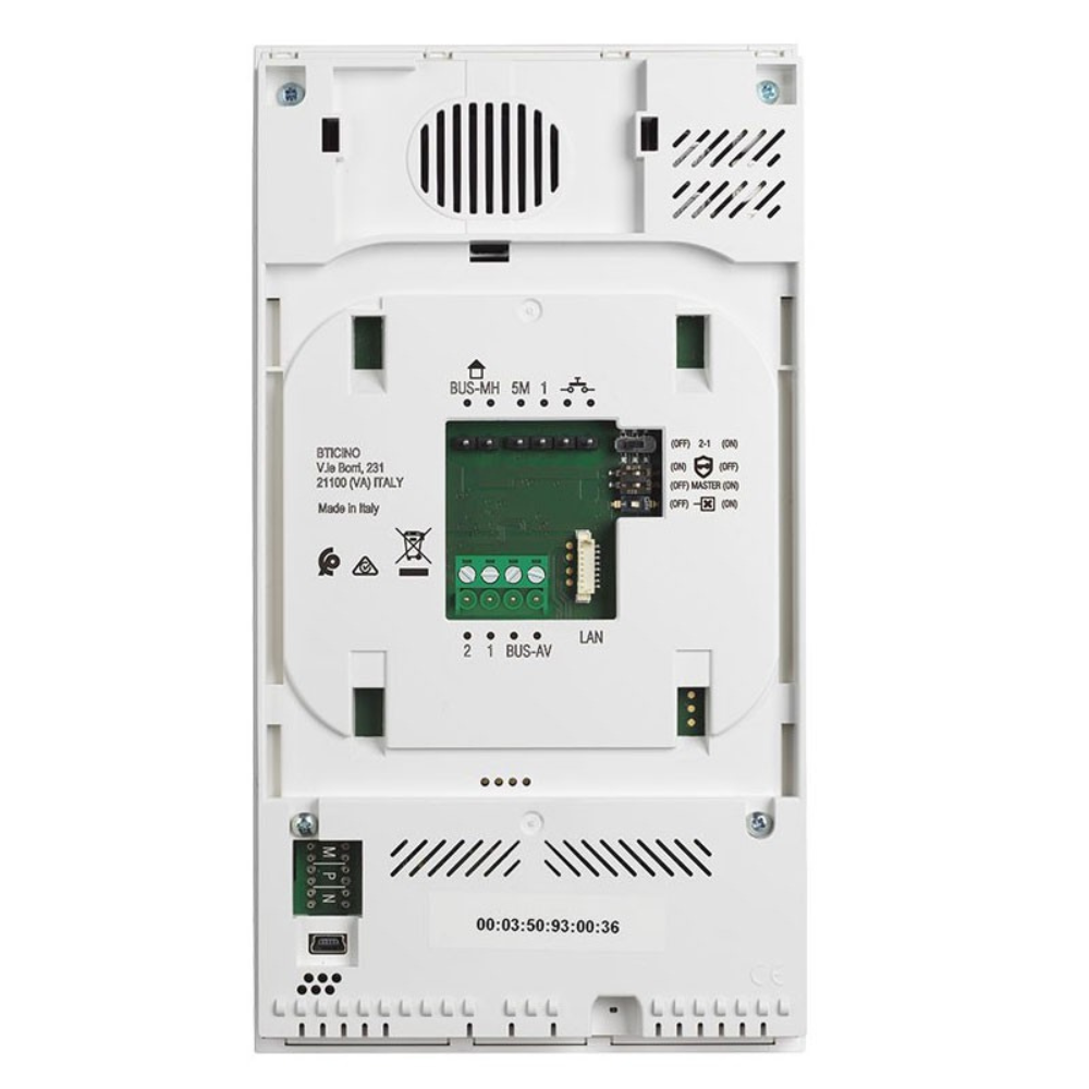 Kit video vivavoce connesso classe 300eos bianco linea 3000 bticino 363925