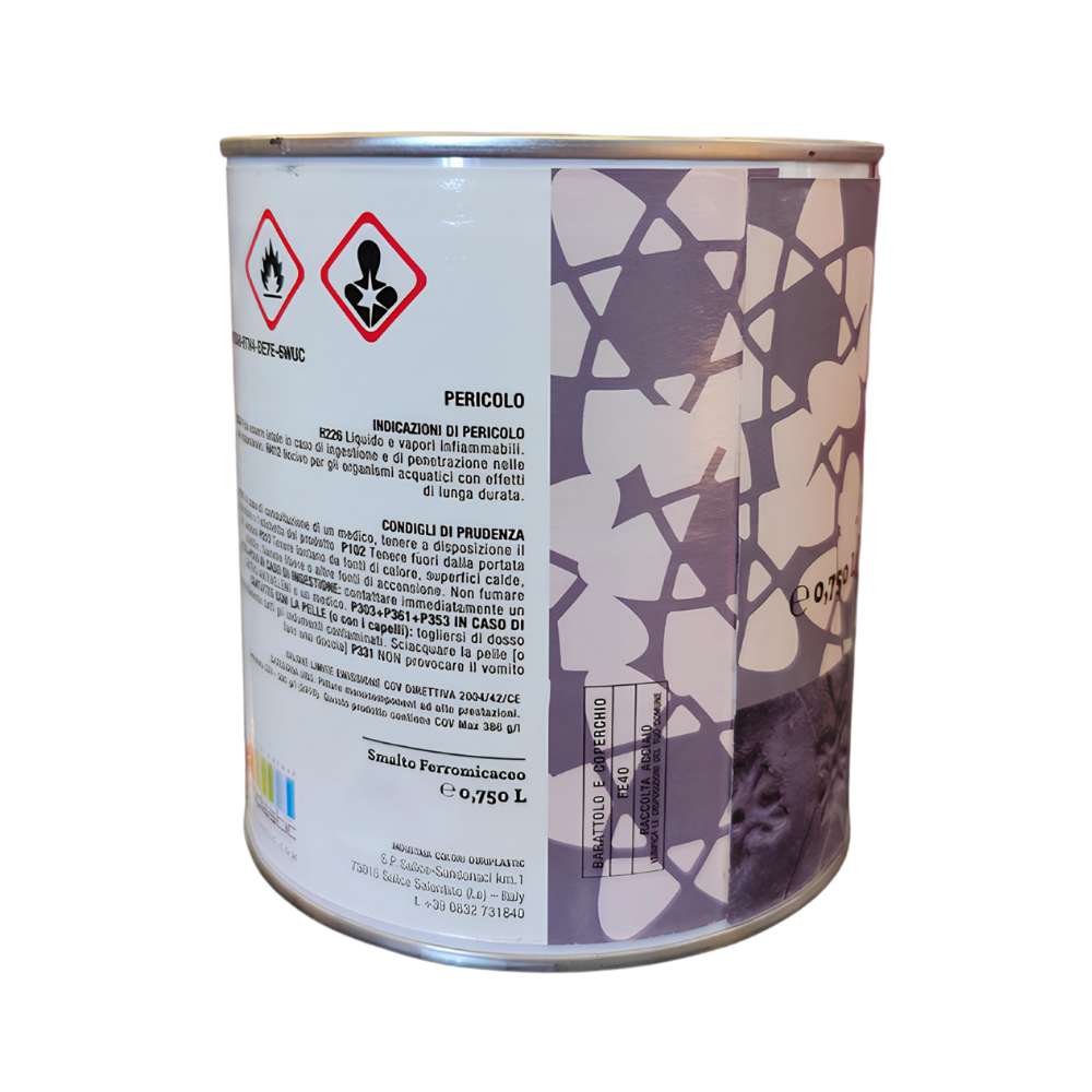 Durilux smalto sintetico ferromicaceo antichizzante ferro colore rame 270 *** formato 750 ml, confezione 1