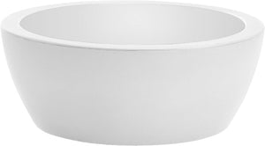 Nicoli fioriera Thetis a ciotola in resina, vaso per piante da interno esterno