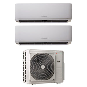 Climatizzatore Condizionatore Immergas Dual Split Inverter serie THOR 9+12 con MULTI 18-2 R-32 Wi-Fi Optional 9000+12000